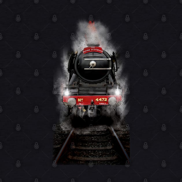 Flying Scotsman at Night by MotorManiac